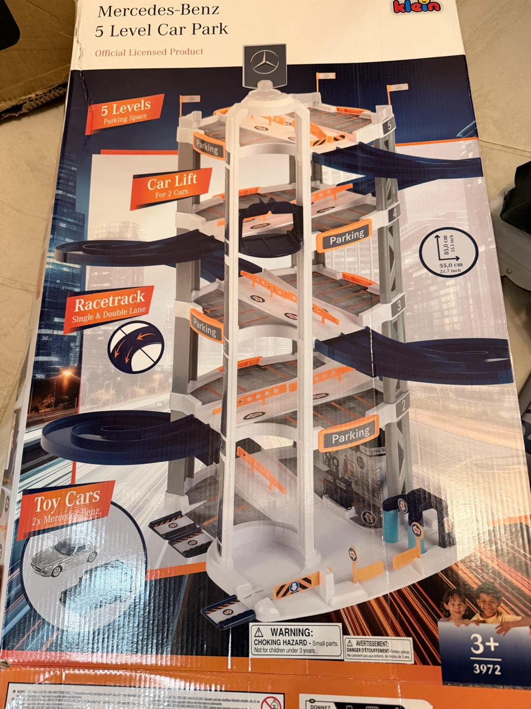Klein Mercedes-Benz 5 Level Car Park Toy Playset