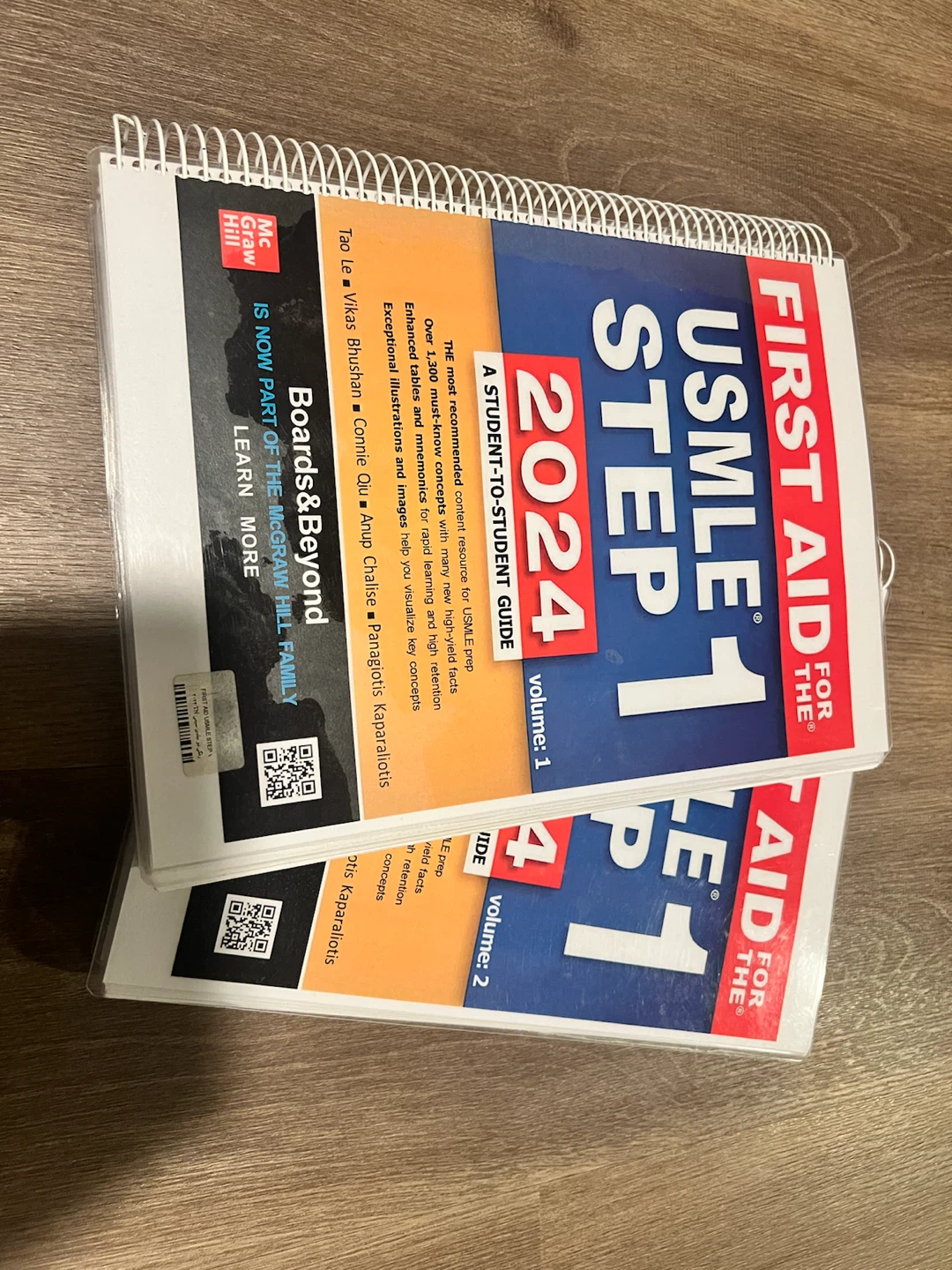 First Aid for USMLE Step 1 2024 Volumes 1 & 2