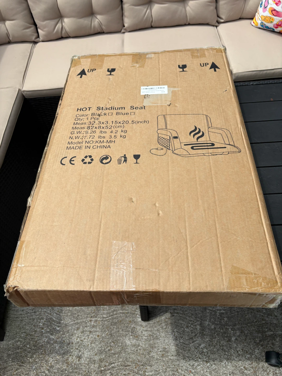New Juicy Heated Stadium Seat Dual heat Zones - photo 5