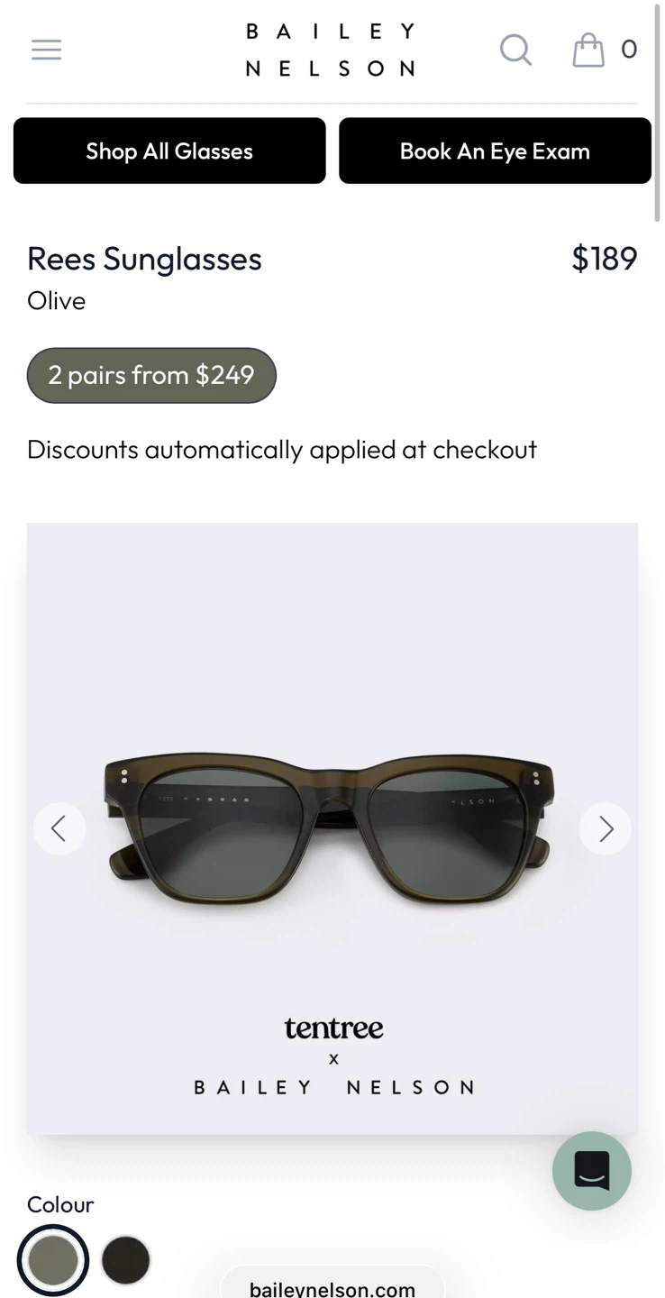 Bailey Nelson Rees Sunglasses Olive - photo 2