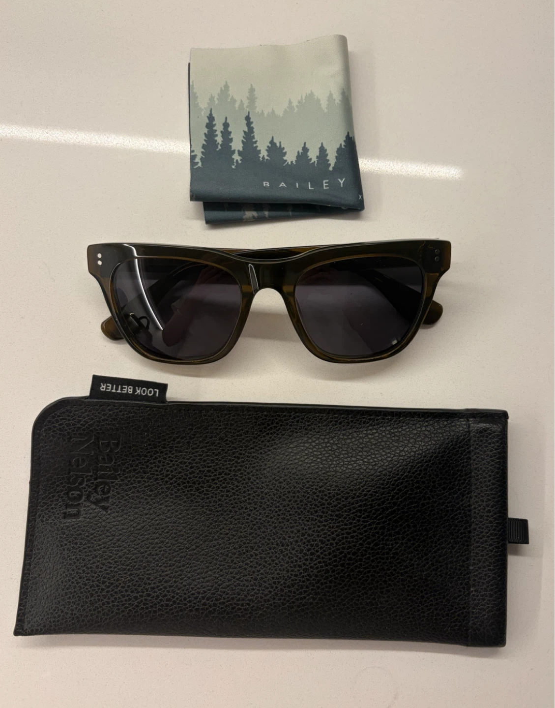 Bailey Nelson Rees Sunglasses Olive