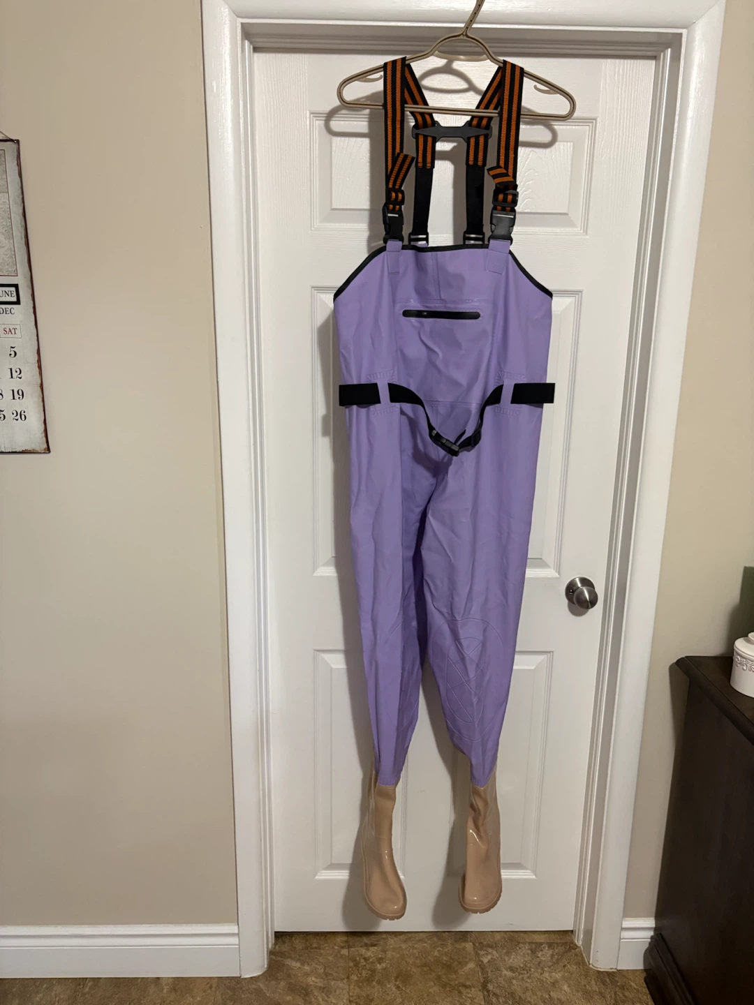 New Tzlgmder Women’s Purple Chest Waders Waterproof Hip Waders，