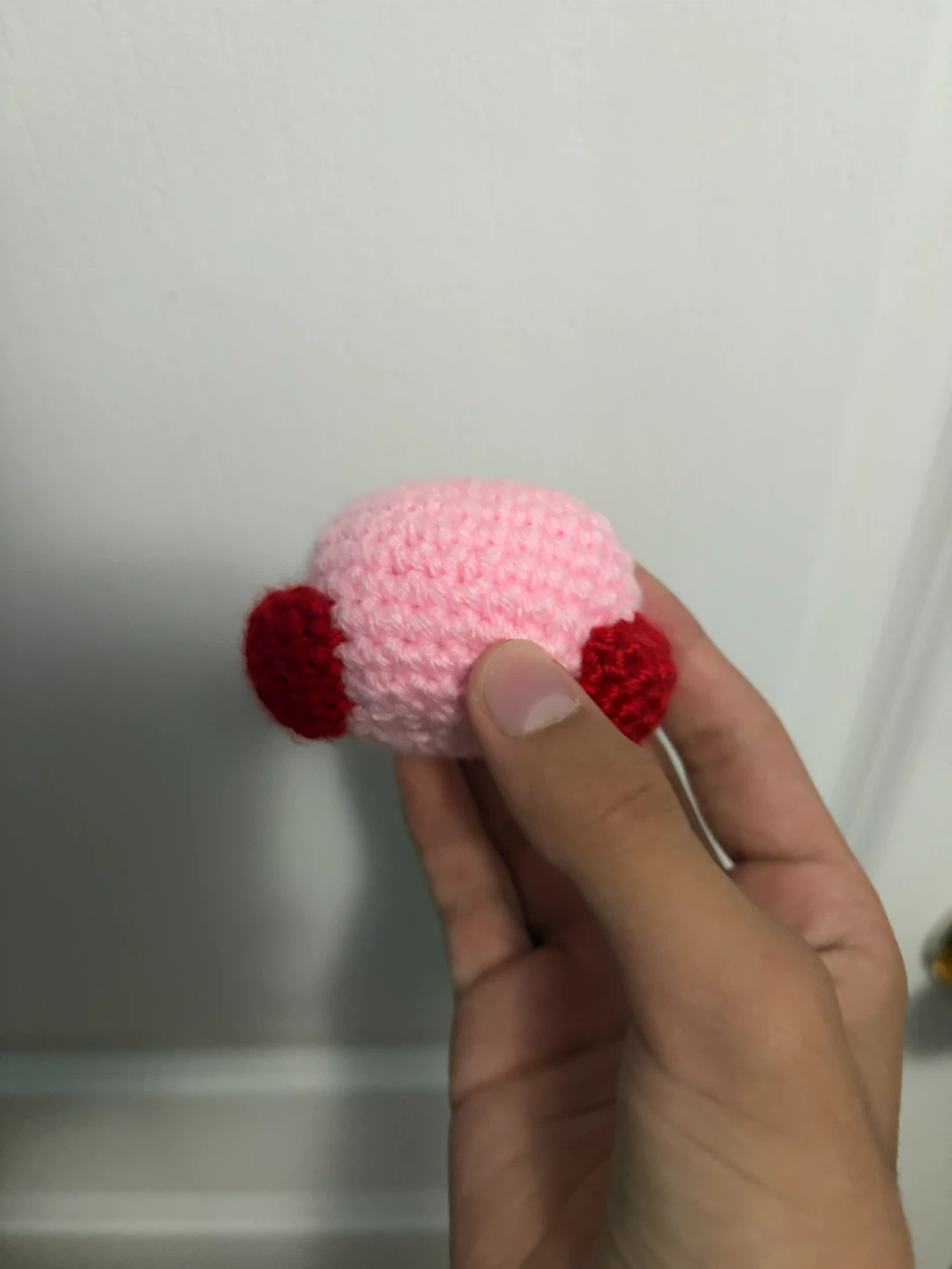 Hand-crocheted Kirby plushie - photo 3