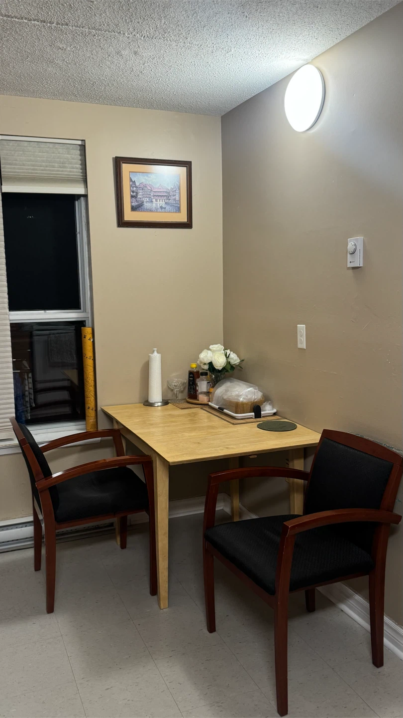 Wood Dining Table with 2 Chairs - photo 4