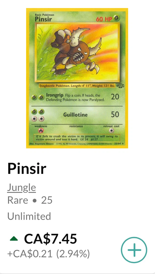 Pinsir • Pokémon Jungle Set *** - photo 3