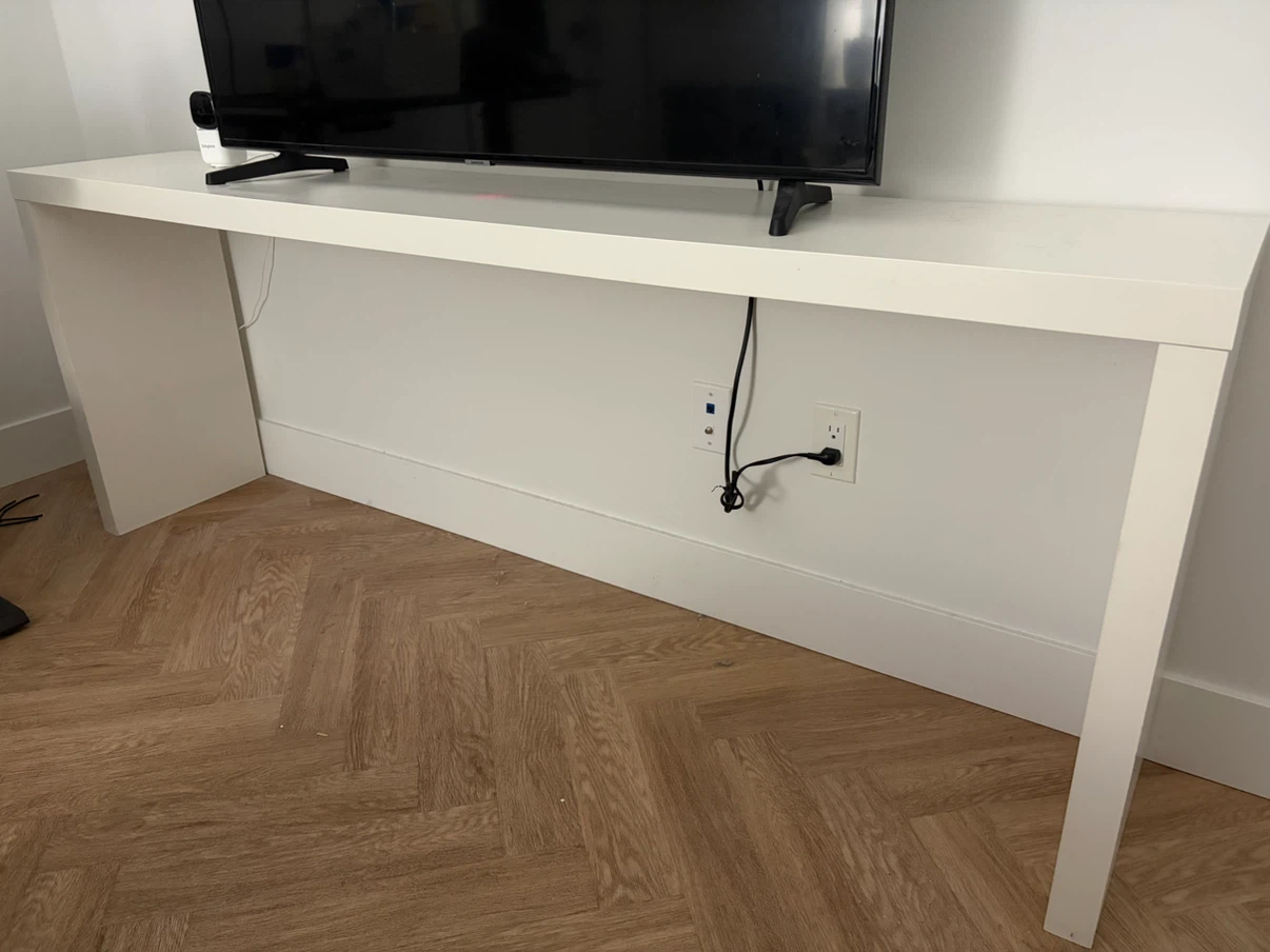 White Console Table