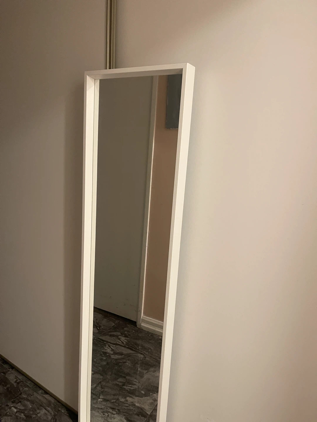 White Full Length IKEA Mirror - photo 2
