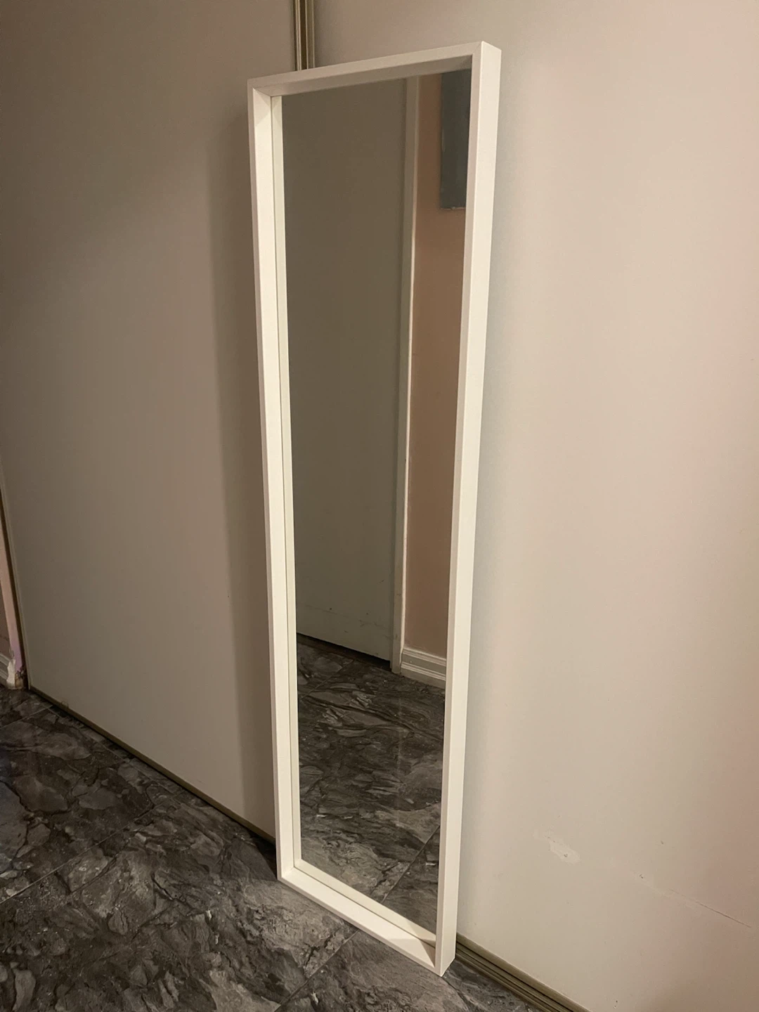 White Full Length IKEA Mirror - photo 3