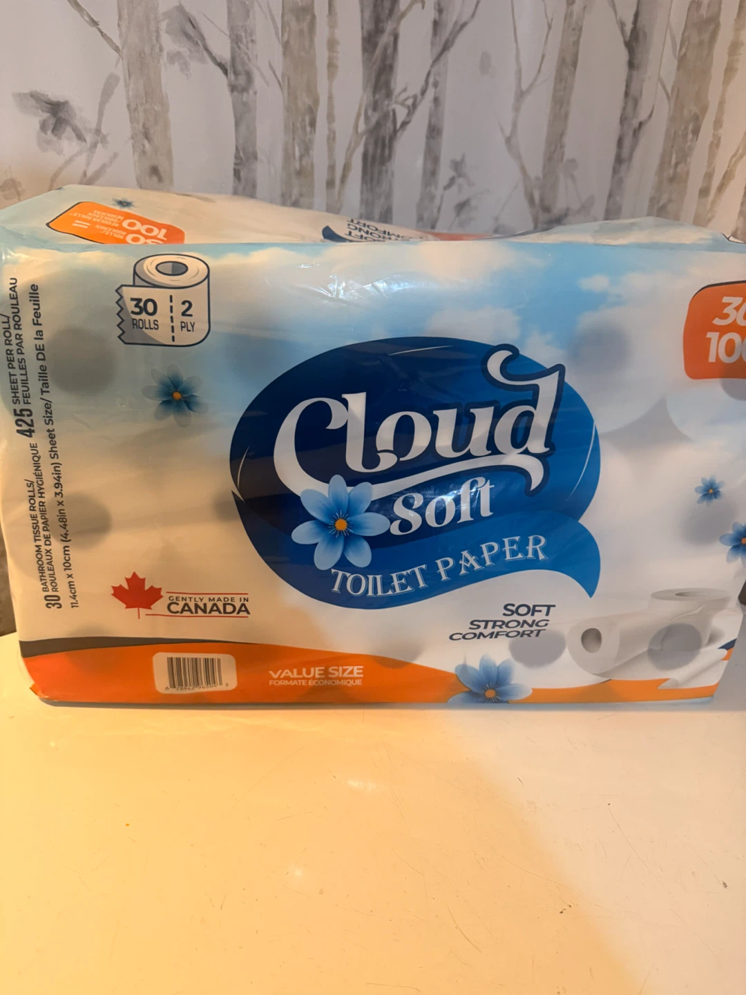 Cloud Soft Toilet Paper - 30 Rolls