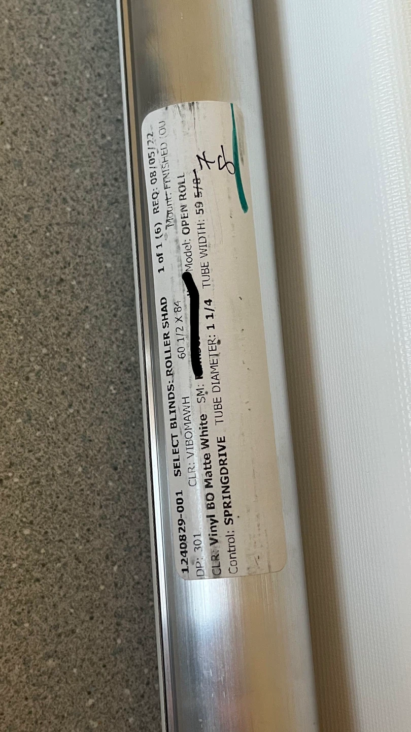 Select Blinds Roller Shade - 60 1/2" W x 84" H - photo 4