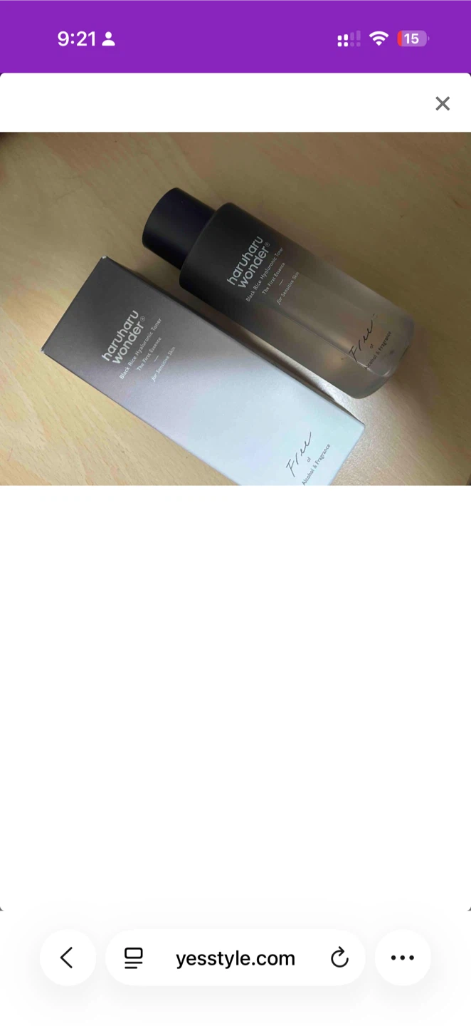 Haruharu Wonder Black Rice Hyaluronic Toner