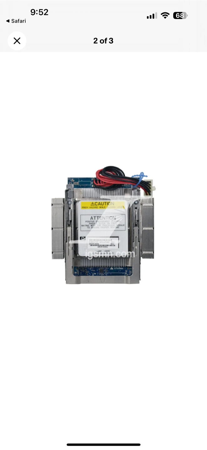 HPE HP AH339-2030A Itanium 9350 Quad-Core 1.73GHz Processor Kit - photo 3