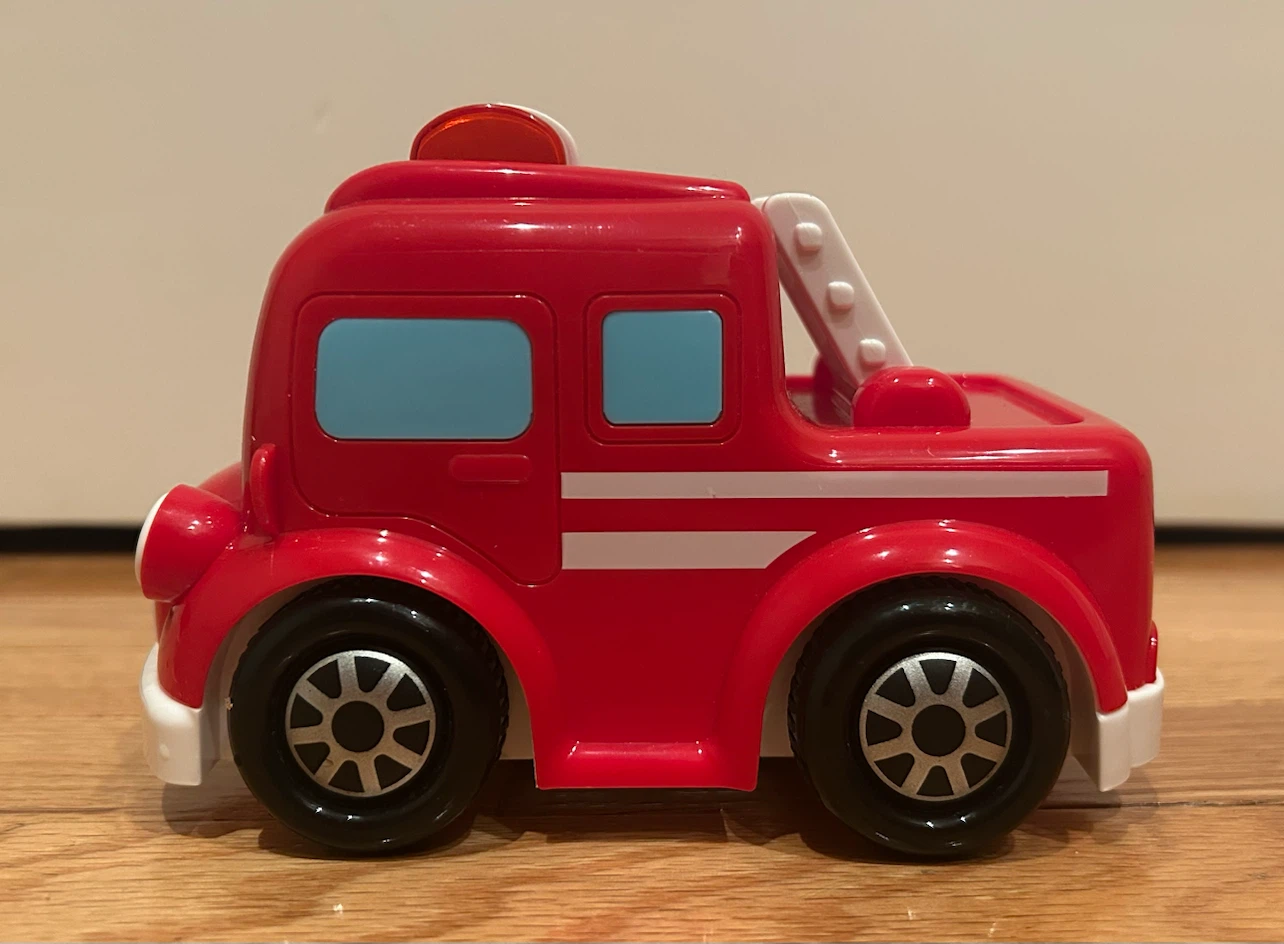Red Toy Fire Truck with Ladder