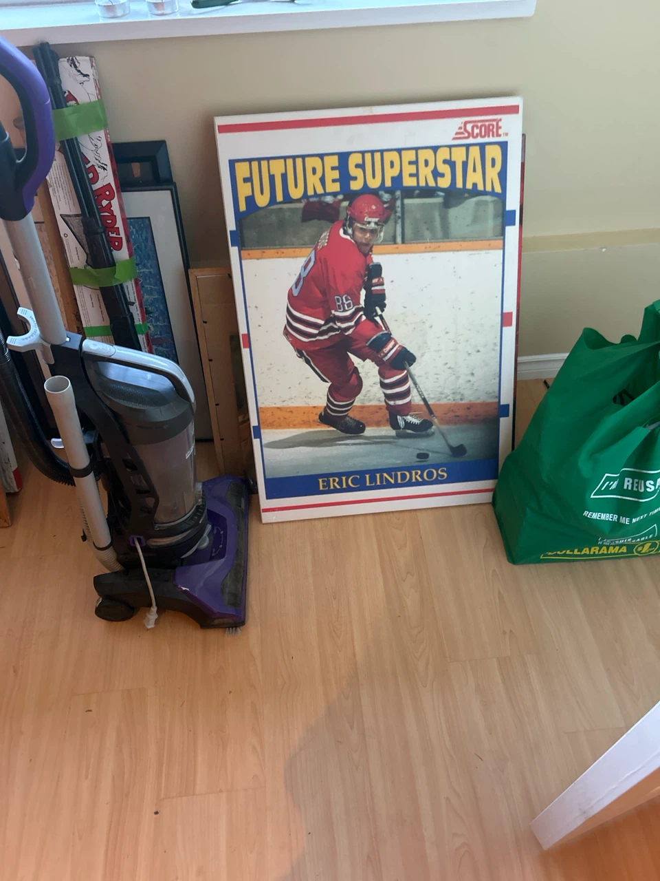 Eric Lindros Future Superstar Score Hockey Card Art - photo 2