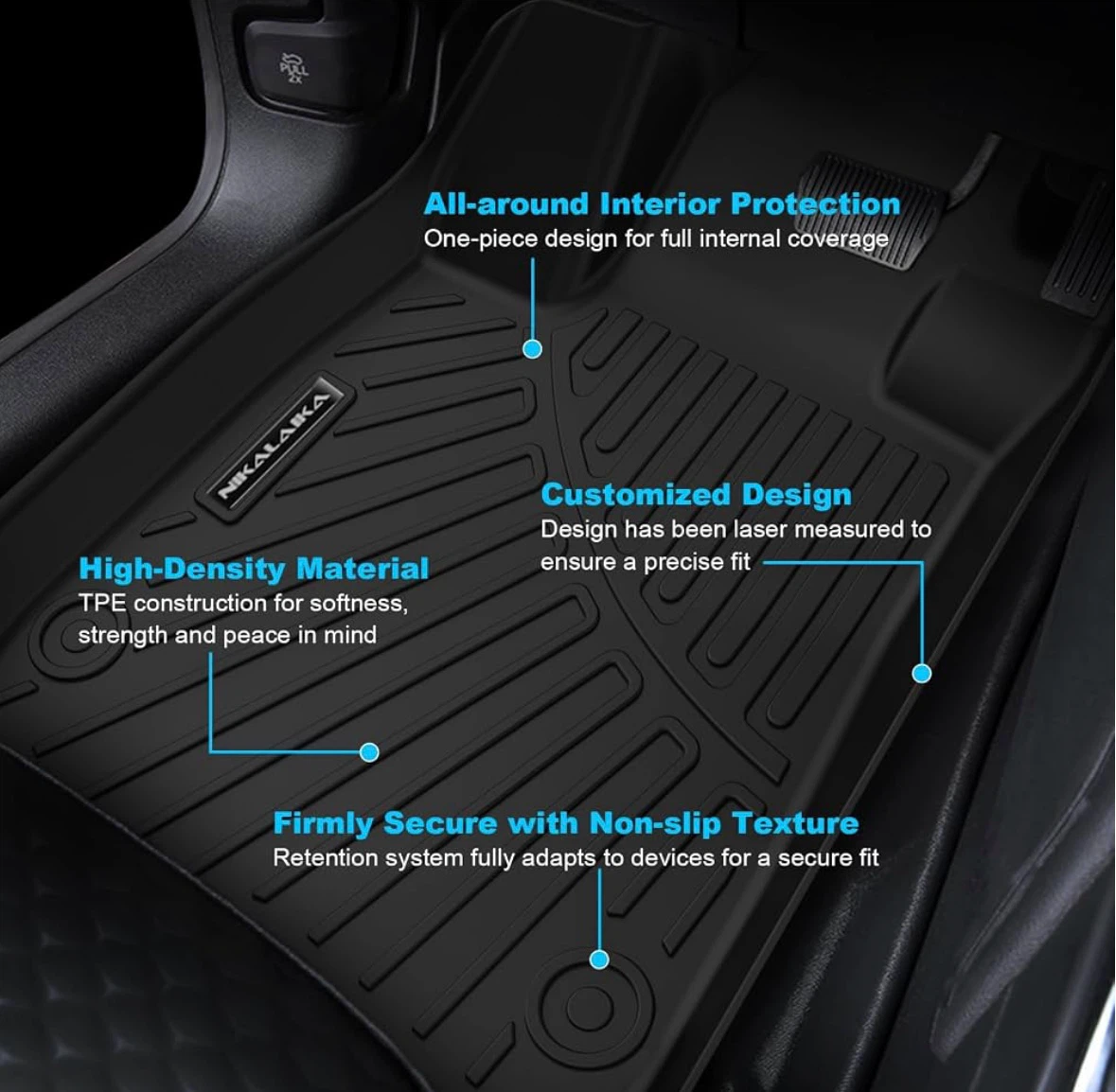 New Floor Mats & Cargo  4 Piece Set. - photo 3