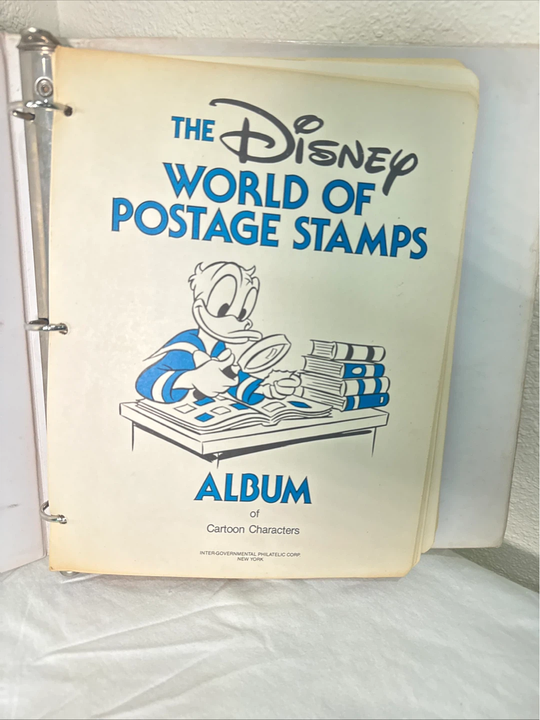 The Disney World of Postage Stamps Album