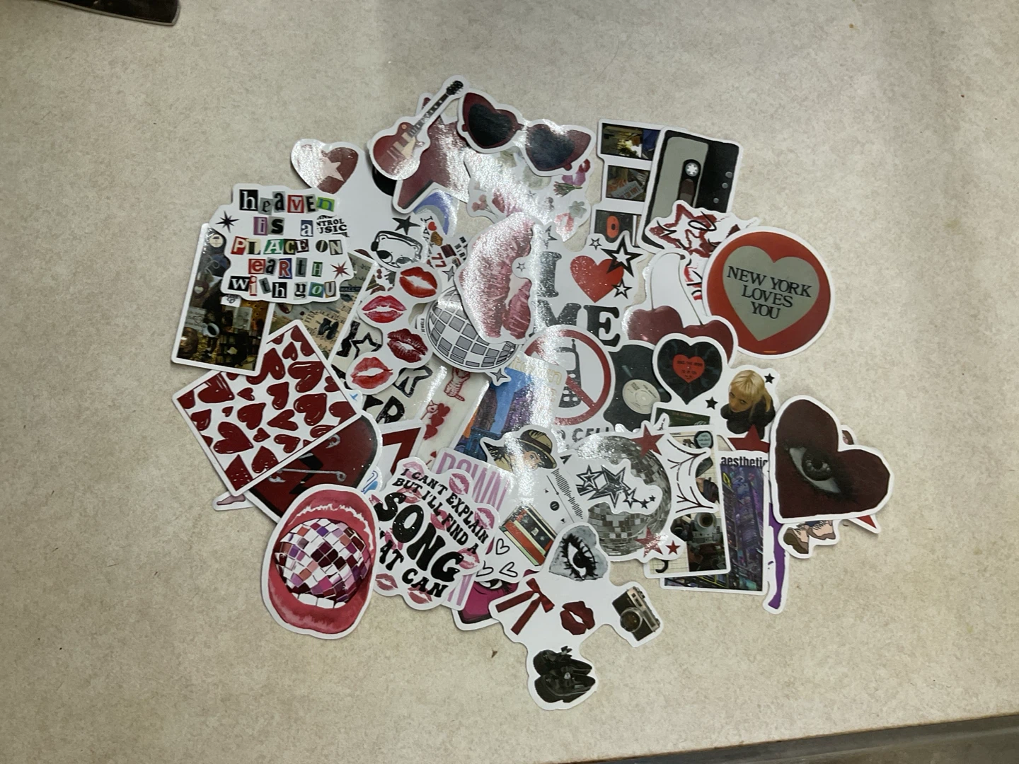 Assorted Downtown girl/ New York Sticker Pack