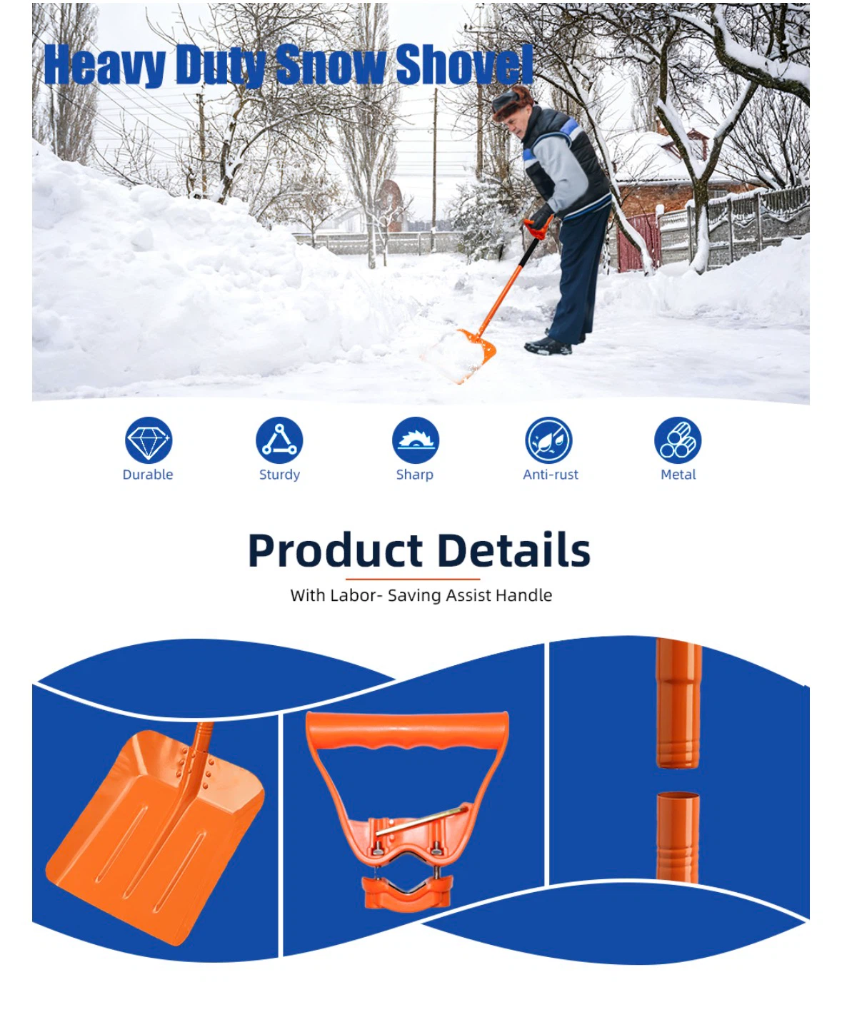 Heavy Duty Snow Shovel - photo 5