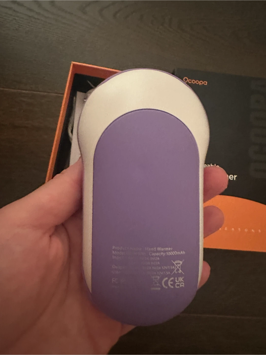 Ocoopa Rechargeable Hand Warmer - photo 3