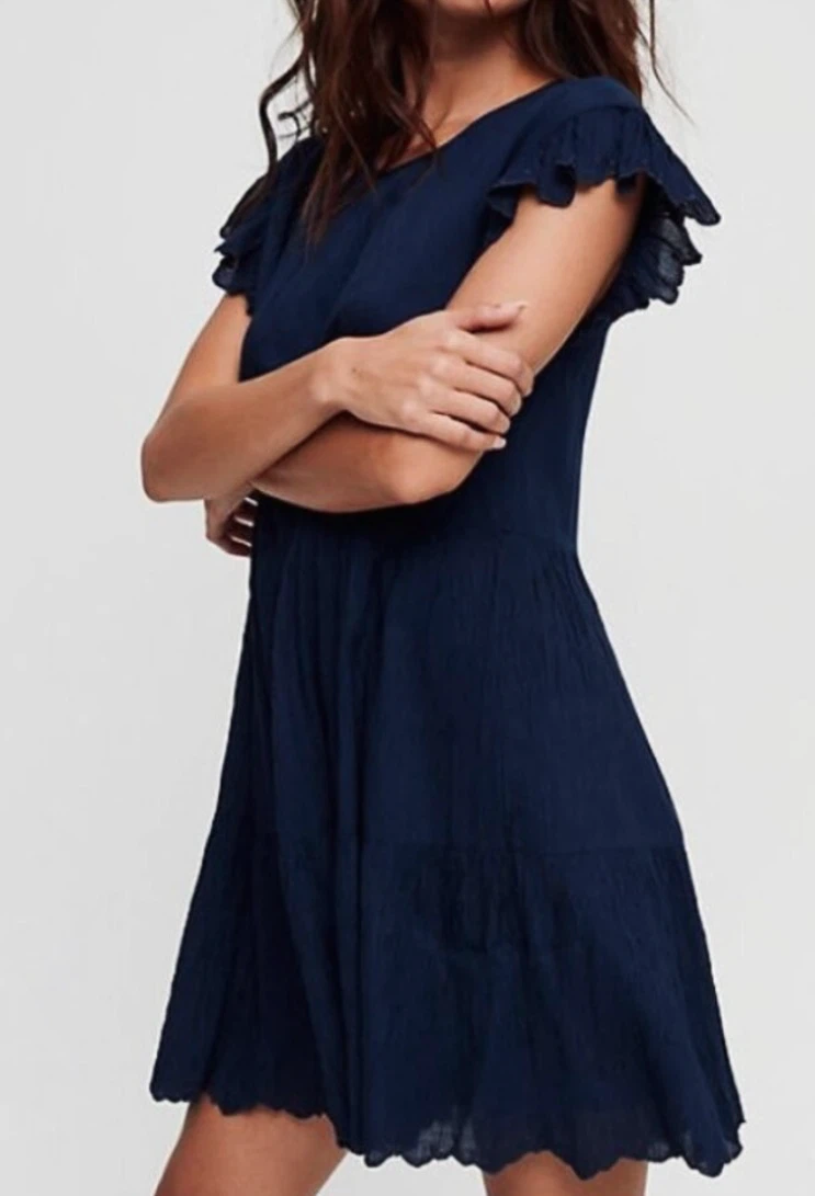 Wilfred La Bohème Navy Tiered Dress S