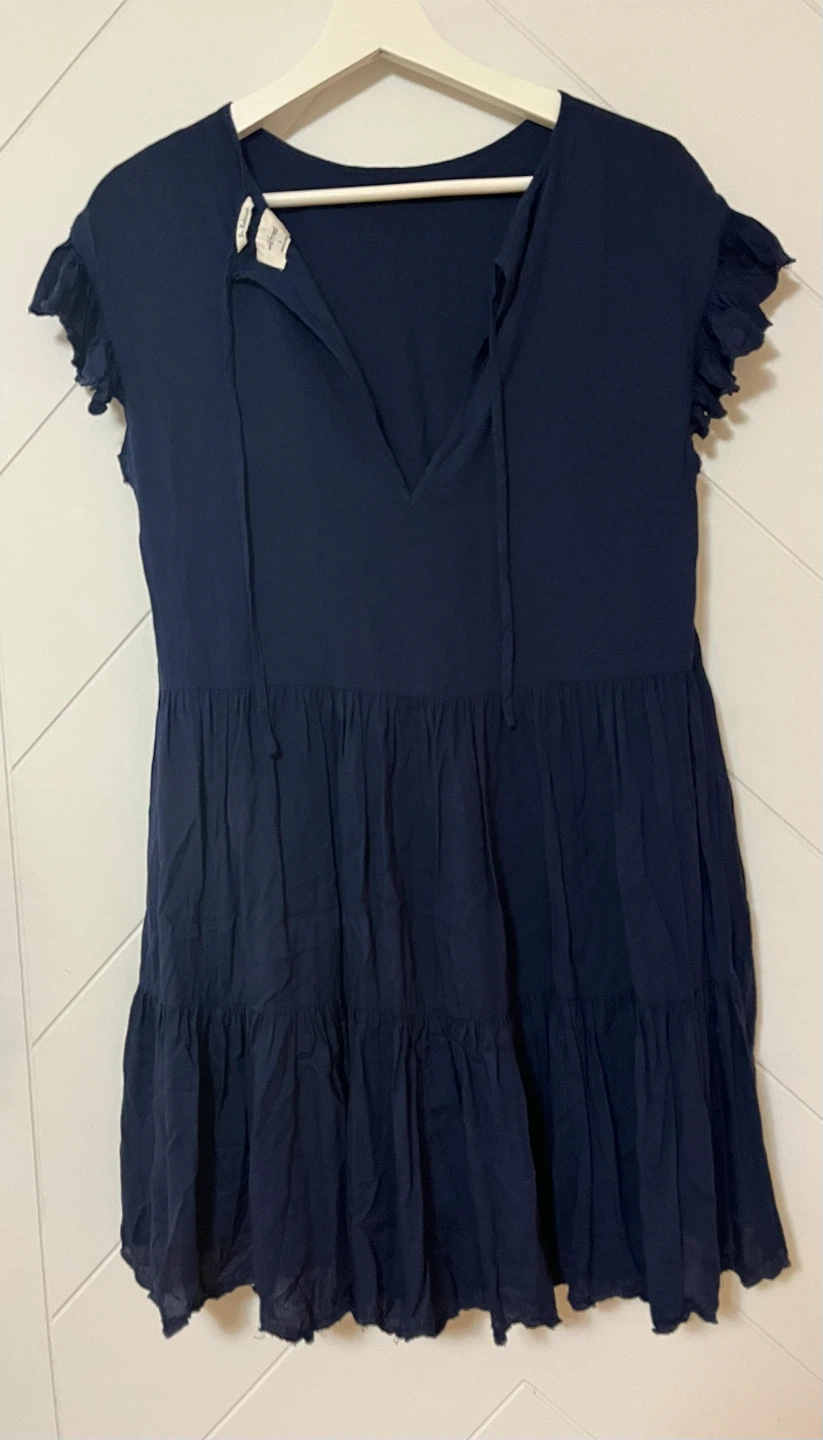 Wilfred La Bohème Navy Tiered Dress S - photo 4