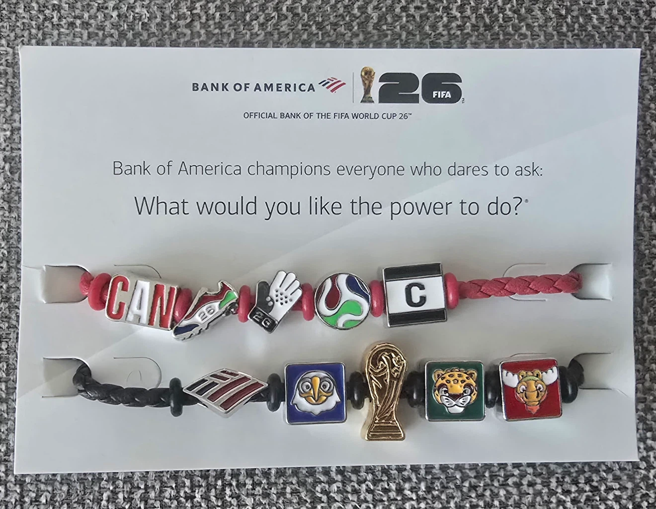 Bank of America FIFA World Cup 26 Bracelets