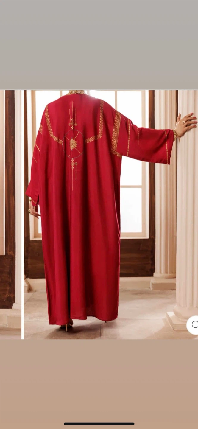 Red with golden kaftan - photo 3