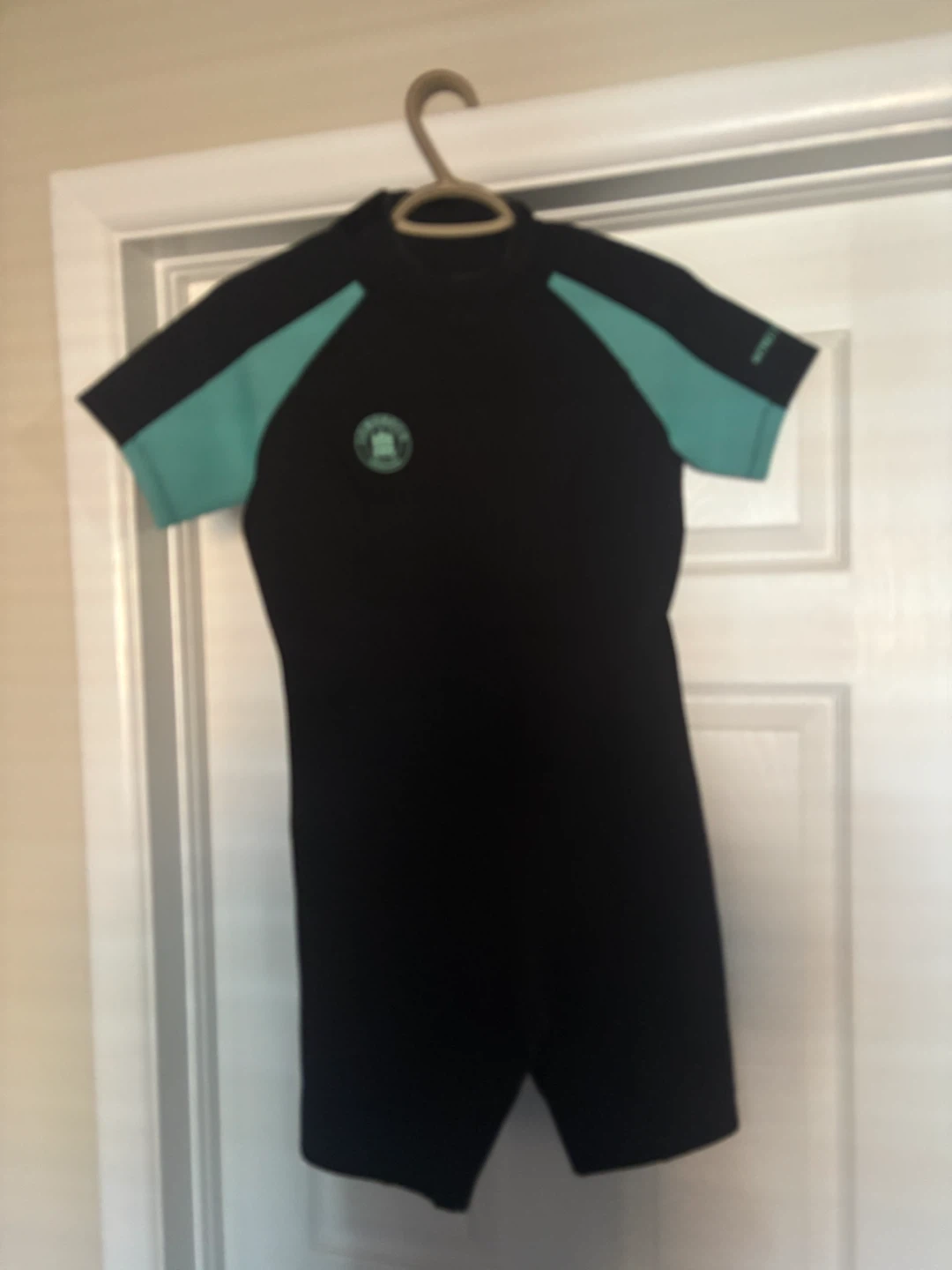 New Lemorecn Wetsuit Black/Teal  for Women/Men who  3mm Shorty