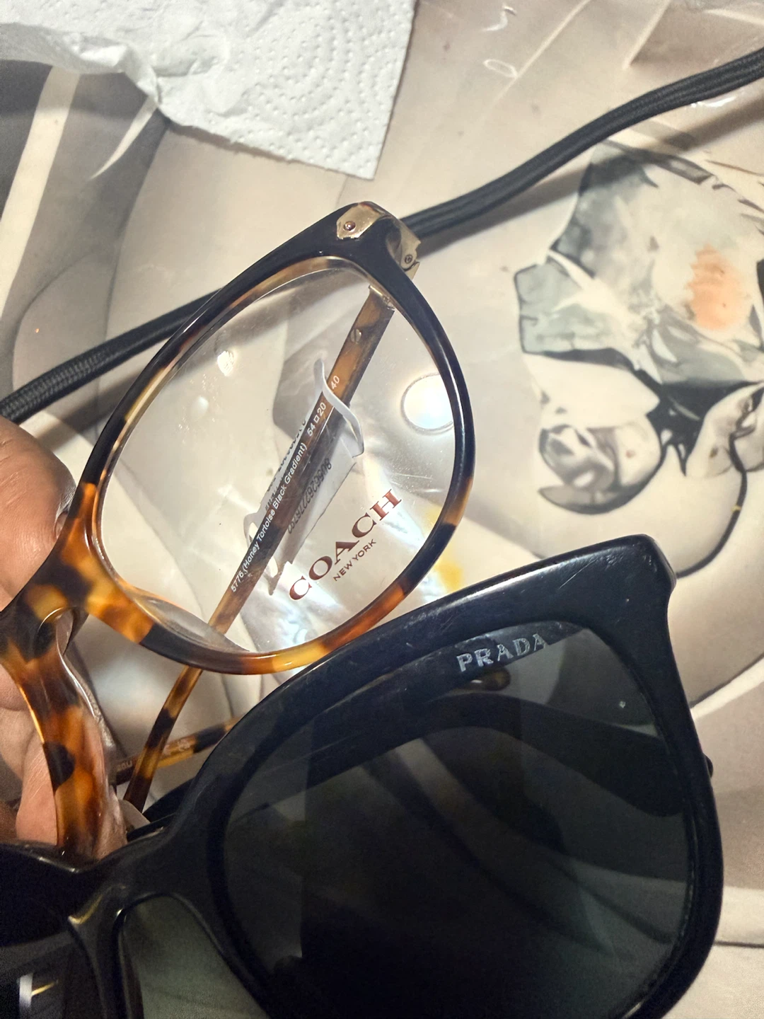 Prada Sunglasses & Coach Glasses - photo 3