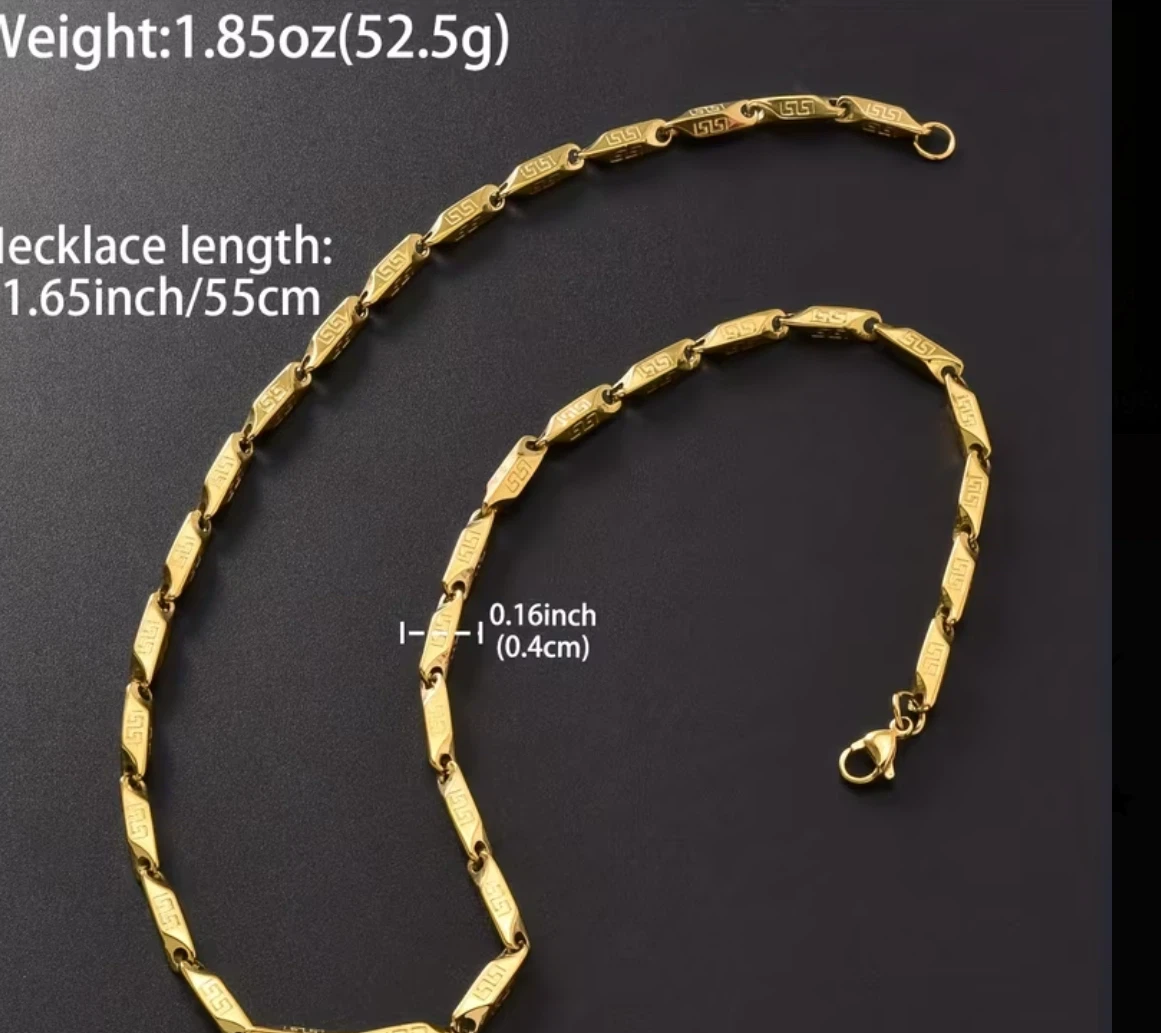 Gold plated Necklace Chain $40   55cm - photo 2
