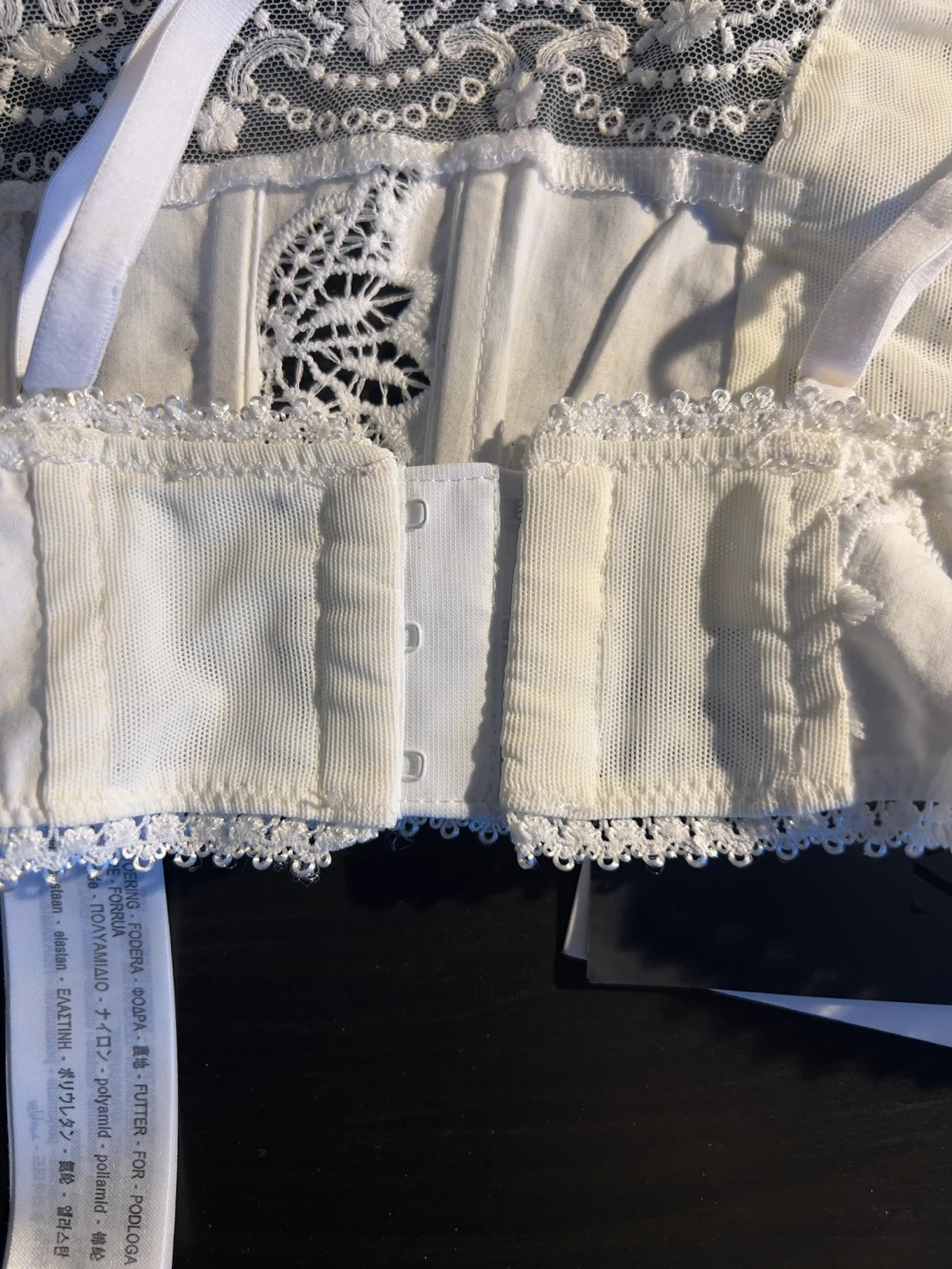 Zara White Lace Bralette Top - photo 4