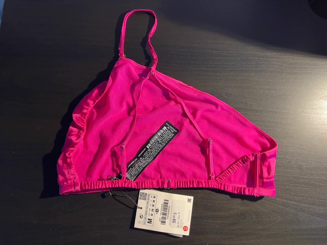 Zara Pink Cami Top Size M - photo 2