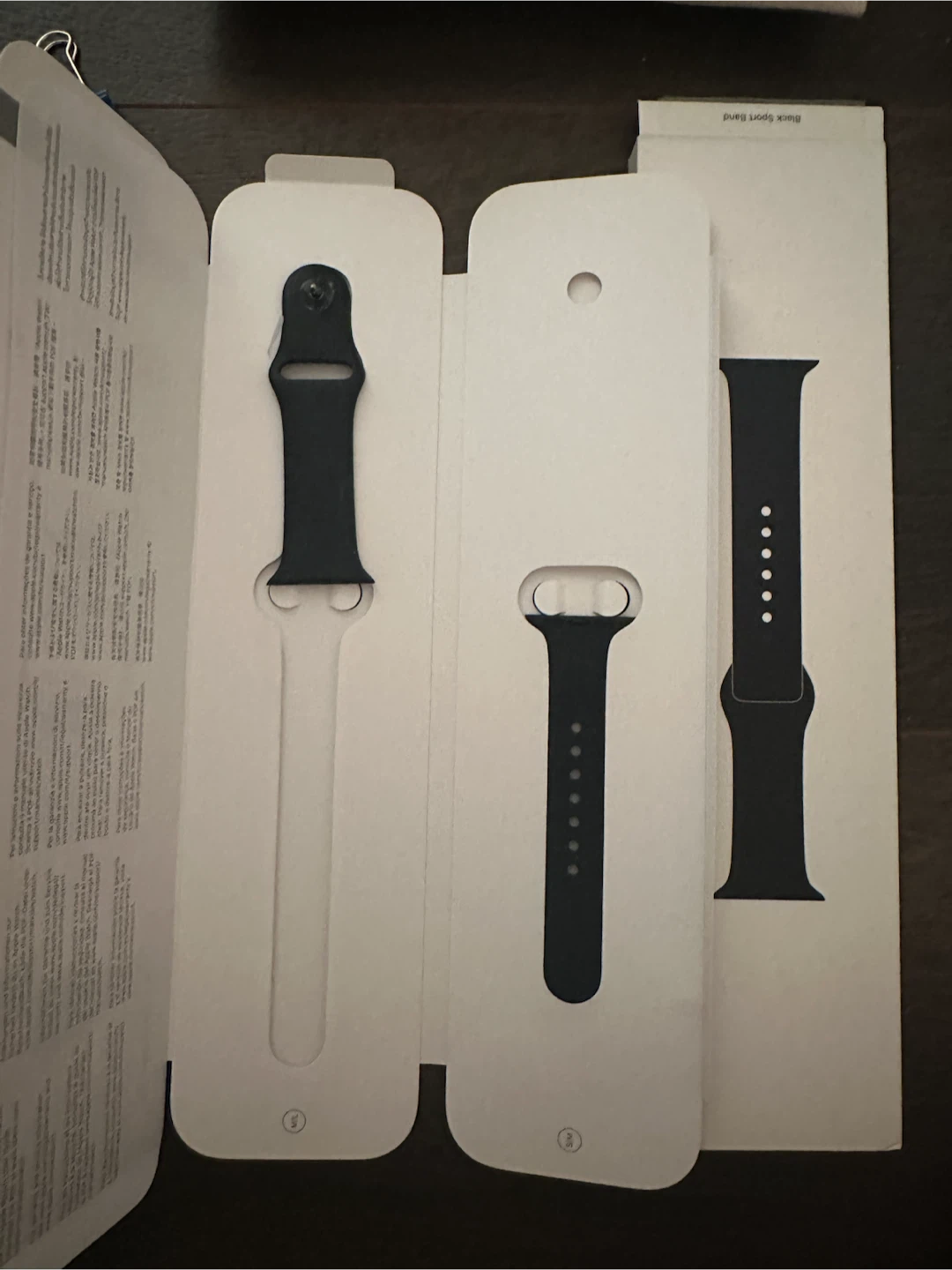 Apple Watch 40mm Black Sport Band