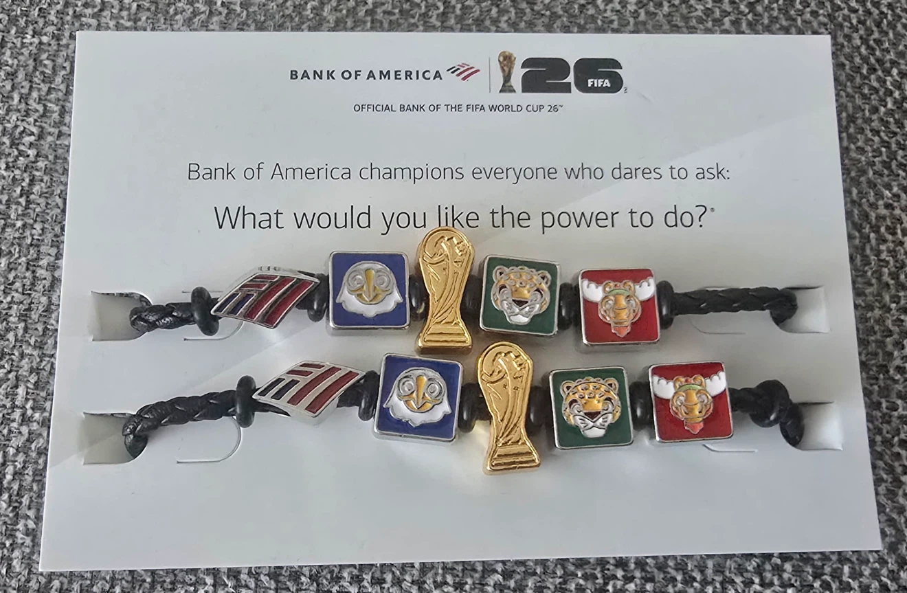 Bank of America FIFA World Cup 26 Bracelets
