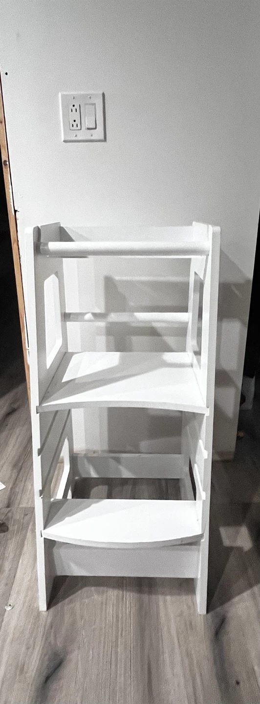 White Wooden Learning Tower