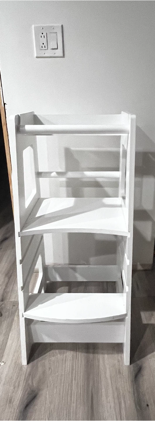 White Wooden Learning Tower - photo 3