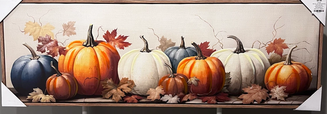 Fall Pumpkins Canvas Wall Art - photo 2