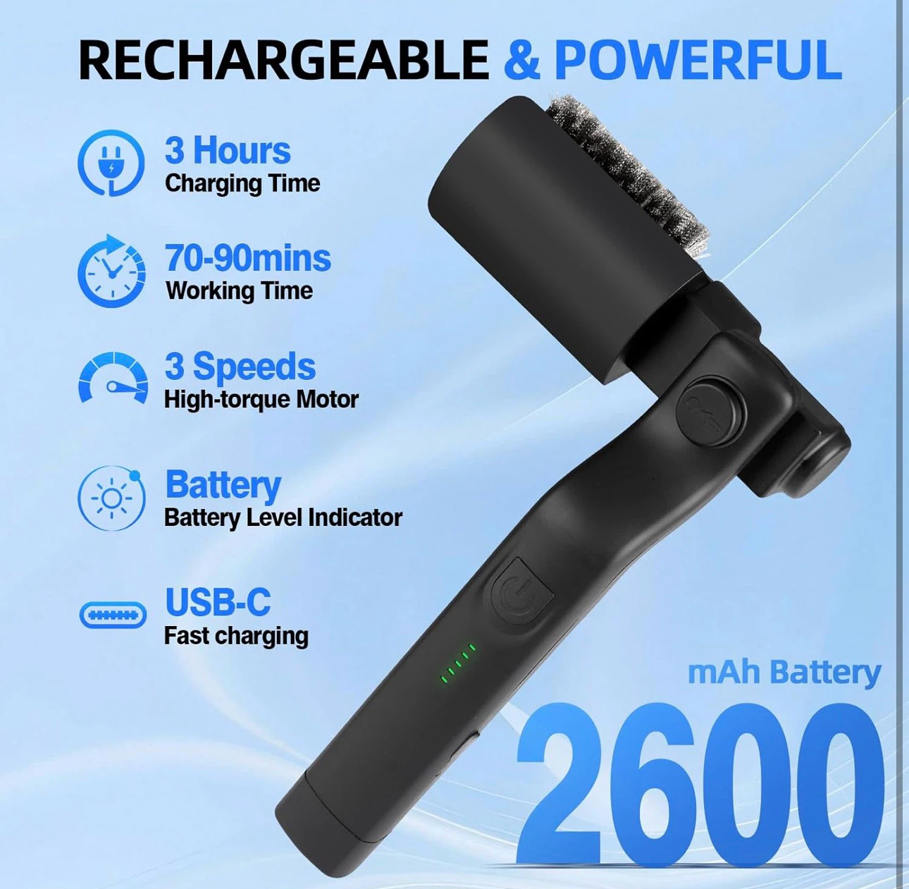 Brand new Rechargeable Electric Grill Brush - photo 3