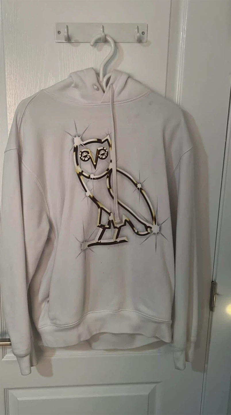 OVO Owl Hoodie White
