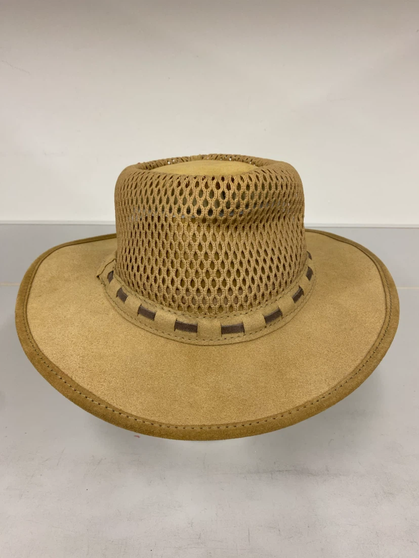 ROGUE Old Suede Leather Handcrafted Breezy Hat - XL
