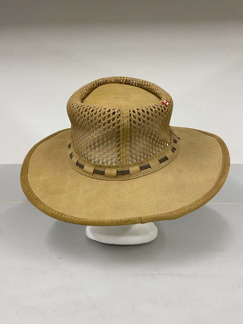 ROGUE Old Suede Leather Handcrafted Breezy Hat - XL - photo 4