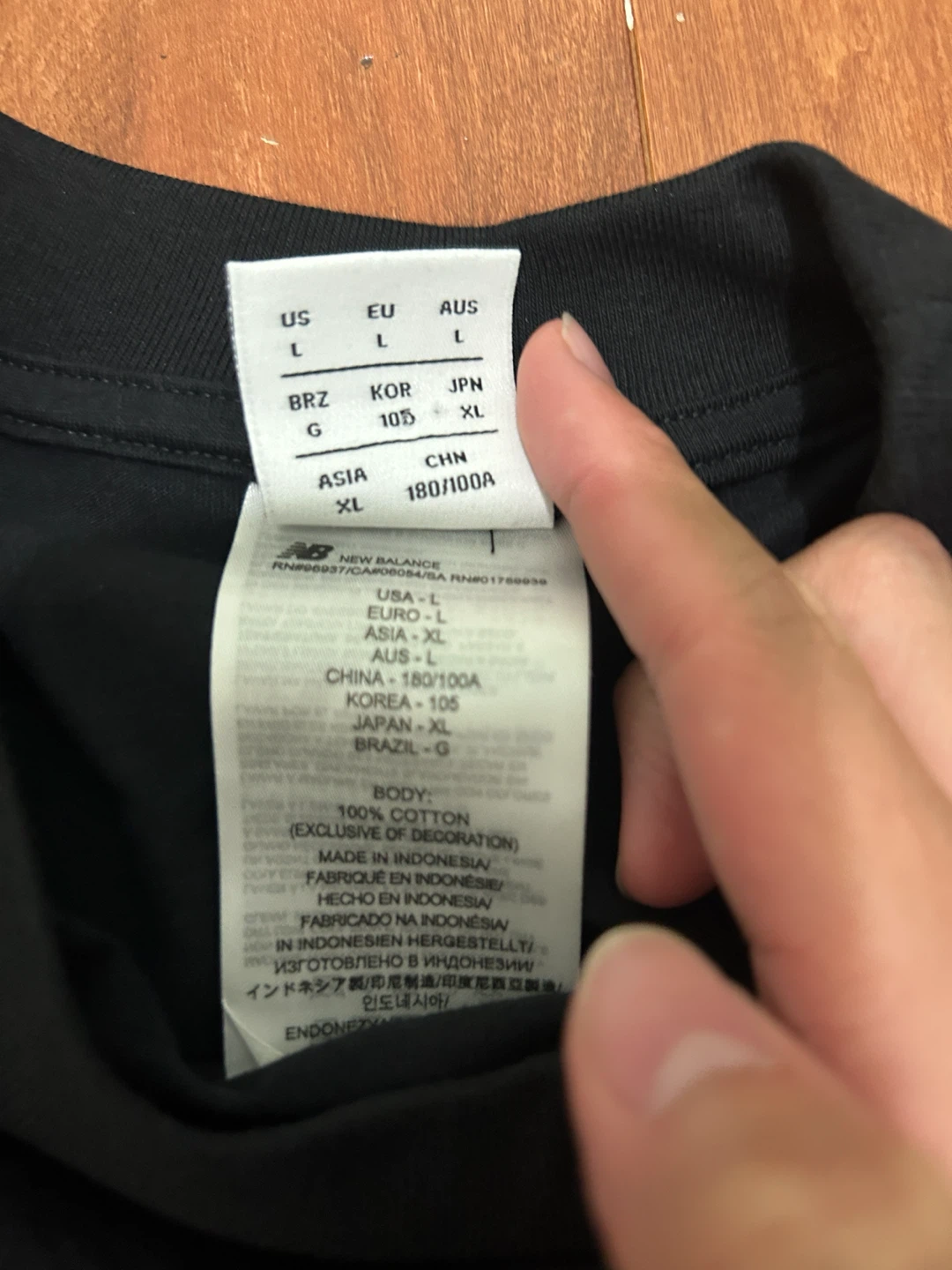 New Balance Numeric T-Shirt - Black - Size L - Men’s - photo 3