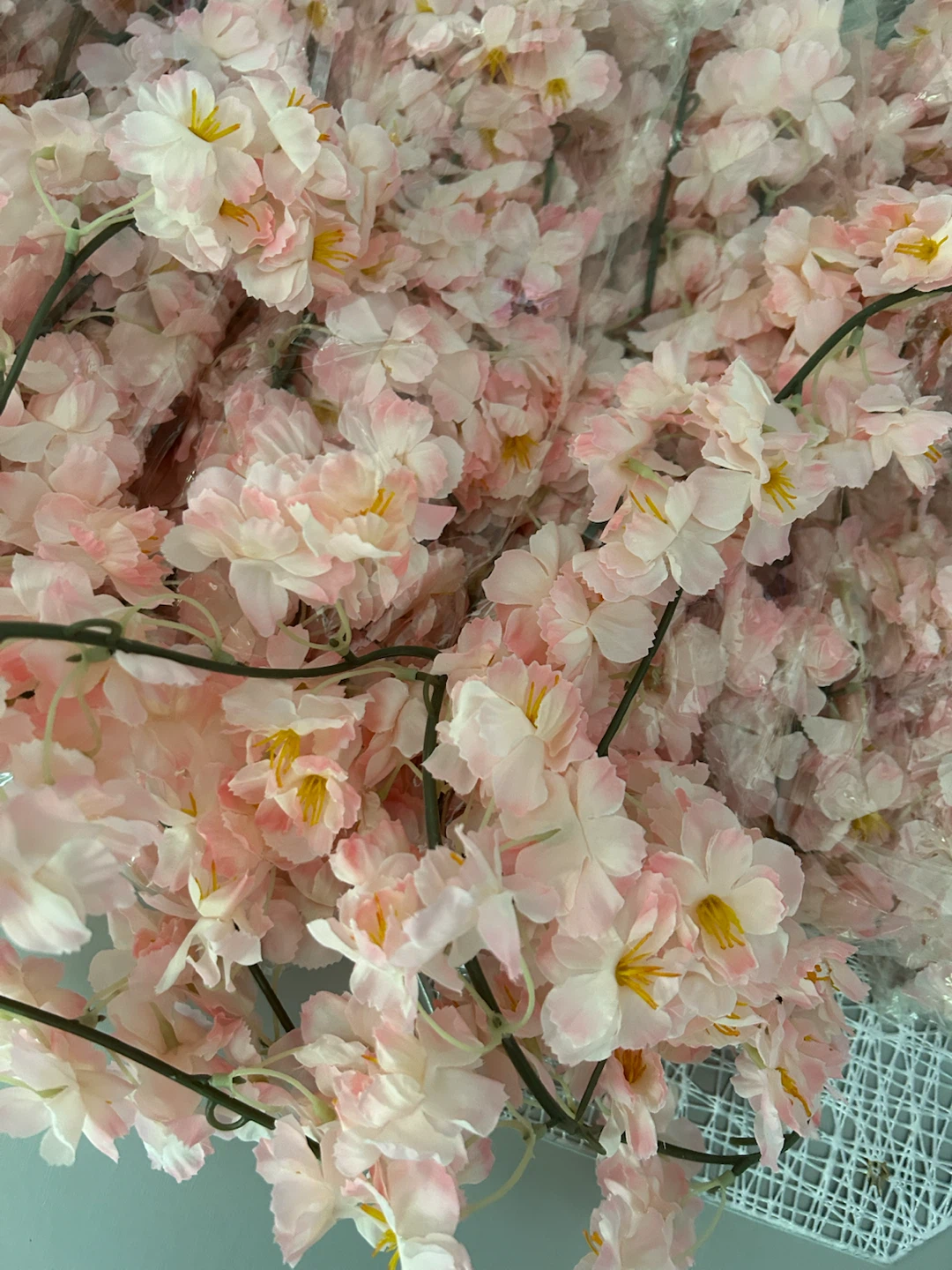 Artificial Cherry Blossom Flower Garland - photo 4