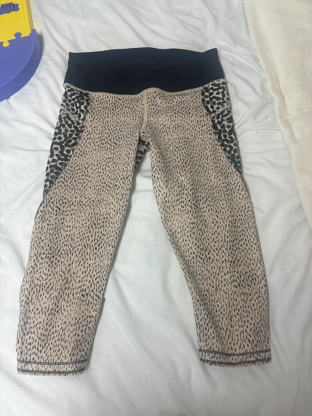 Lululemon Align Crop Leggings Cheetah Print Size 6
