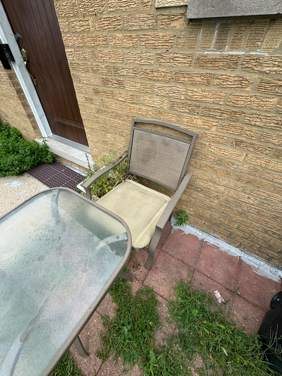 Patio Dining Set with Glass Top Table and 2 Chairs - photo 2