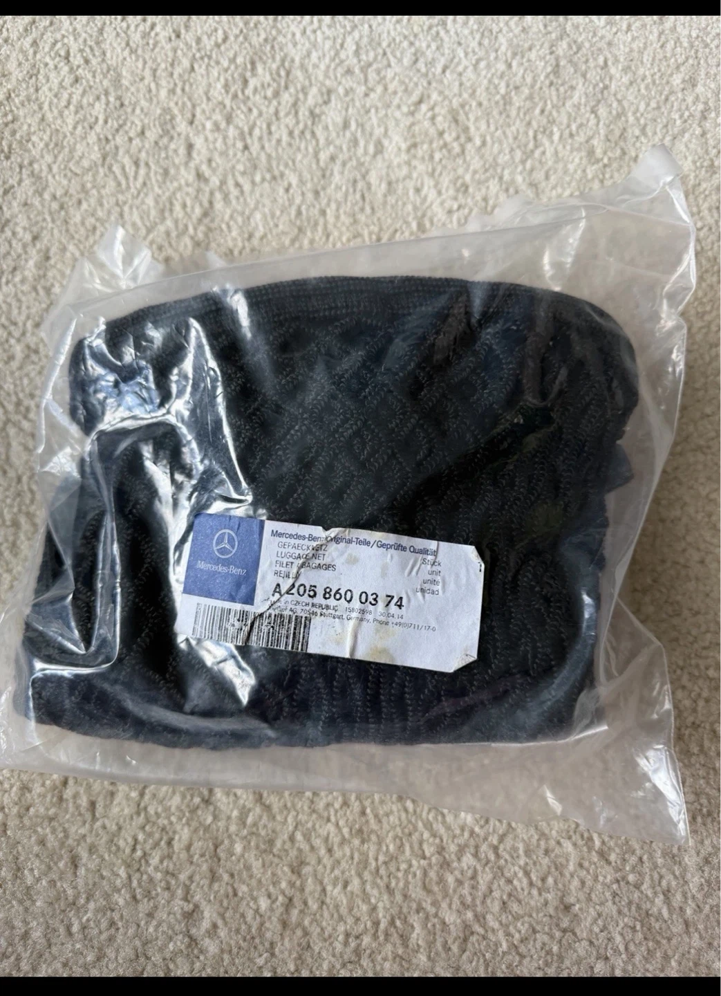 Mercedes-Benz Luggage Net A205 860 03 74