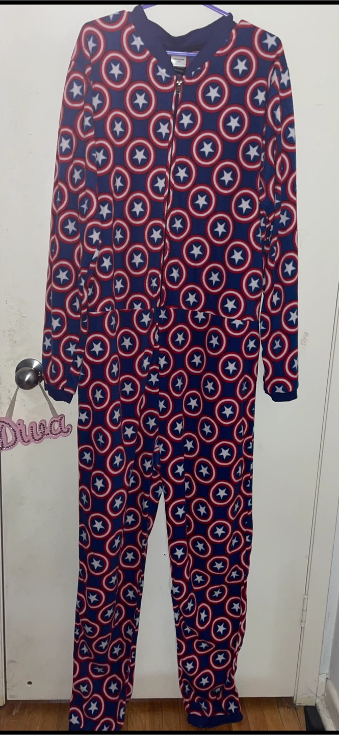 Captain America onesie