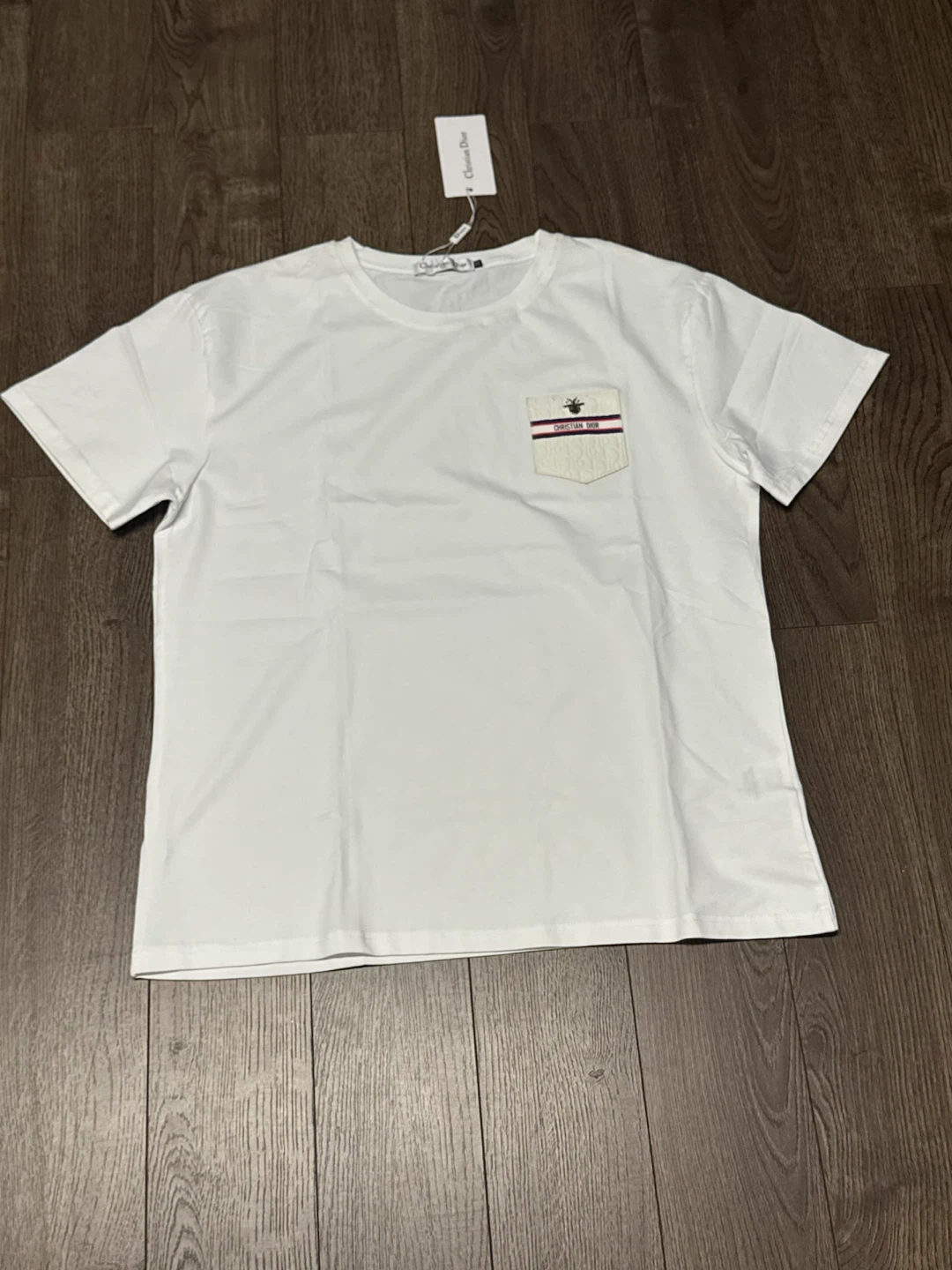 Balmain Paris White T-Shirt with Pink Logo - photo 3