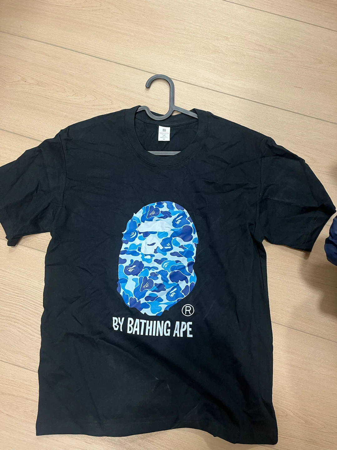 BAPE By Bathing Ape Blue Camo Ape Head T-Shirt - photo 2