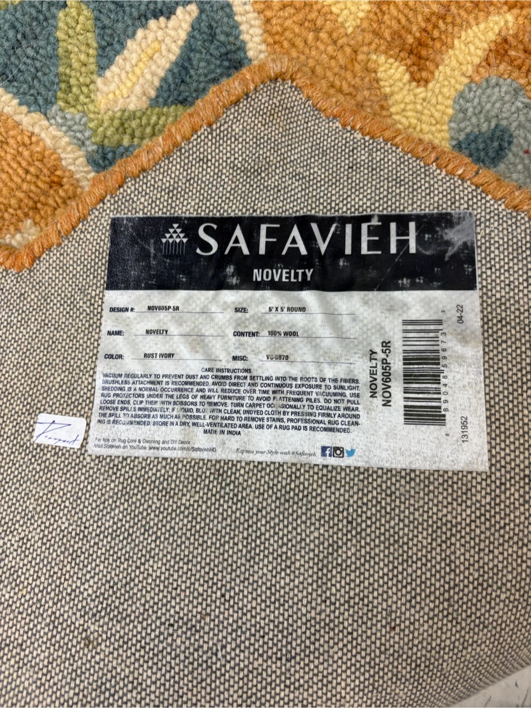 Safavieh Novelty 5' Round Rug - photo 2